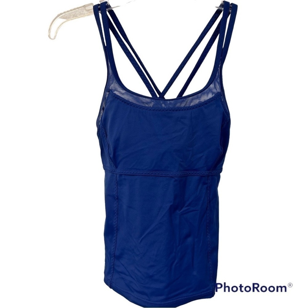 LANDS’ END BLUE TANKINI SWIM/ACTIVE TOP